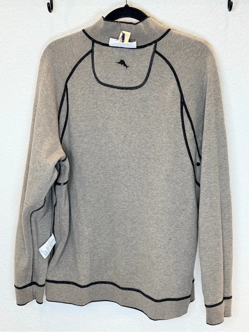Tommy Bahama Reversible Half Zip Pullover NWT! in Midnight Oil size Large